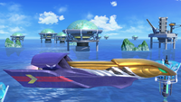 The stage Big Blue in Super Smash Bros. Ultimate.