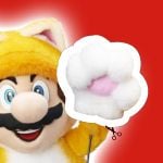 The icon for Cat Mario Paws from Nintendo Kids Club