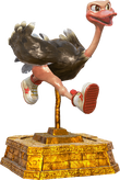 Statue of Expresso from Donkey Kong Bananza