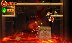 A Firebite in Donkey Kong Country Returns 3D.