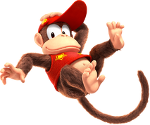 2025 promotional 3D art of Diddy Kong