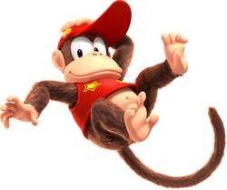 2025 promotional 3D art of Diddy Kong