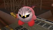 Kirby with Meta Knight's ability