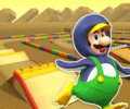 The course icon of the R variant with Penguin Luigi