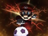 Mario using his Super Strike
