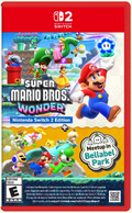 American box art for Super Mario Bros. Wonder – Nintendo Switch 2 Edition + Meetup in Bellabel Park
