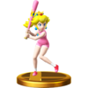 Peach trophy from Super Smash Bros. for Wii U