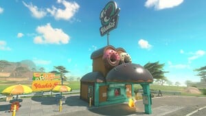 A Yoshi's location in Mario Kart World