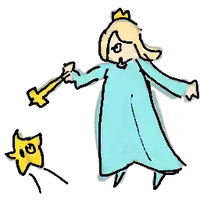 An amiibo drawing in WarioWare Gold