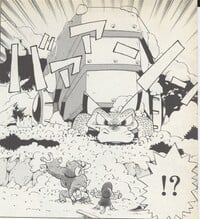 Army Dillo as he appears in Uho'uho Daishizen Gag: Donkey Kong