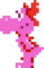 Birdo using the Bitsize Candy from Mario Party 8