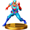Captain Rainbow trophy from Super Smash Bros. for Wii U