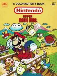 Super Mario Bros. coloring/activity book