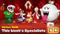 Third week's specialists