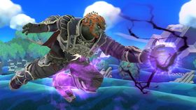 Ganondorf's Flame Choke in Super Smash Bros. for Wii U.
