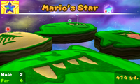 2nd hole in Mario's Star course. It depicts six Boos.