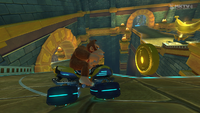 DK in the temple from 3DS DK Jungle