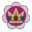 Baby Peach emblem from Mario Kart 8