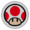 Toad emblem from Mario Kart 8