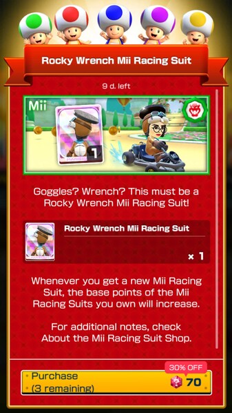 File:MKT Tour110 Mii Racing Suit Shop Rocky Wrench.jpg