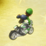 Luigi performing a Trick