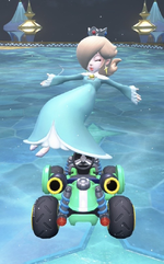 Rosalina performing a trick.