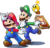 Mario, Luigi and Starlow from Mario & Luigi: Paper Jam.