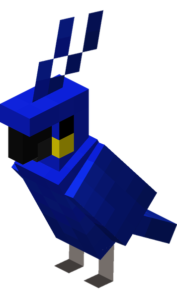 File:Minecraft Blue Parrot.png