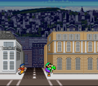 Luigi and Yoshi in Paris