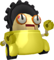 Model of a yellow Gearmo from Super Mario Galaxy