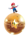 Mario on a Rolling Ball