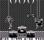 The boss fight against the Witch in Super Mario Land 2.