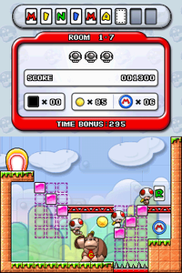 A screenshot from Mario vs. Donkey Kong: Minis March Again!.