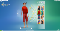 Swimwear: Your Sim will wear this when they go swimming or if they slide down the water slide.