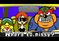 Dribble & Spitz with a disguised Orbulon in WarioWare, Inc.: Mega Party Game$!.