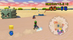 Thwomp Desert from Mario Kart Wii