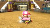 Toadette's vehicle, equipped with the Roller wheels.