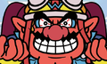 Wario angry at the player's progress