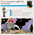"Why do astronauts "weigh" less on the moon?"