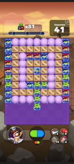 Stage 222 from Dr. Mario World