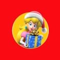 Option in a holiday cheer Play Nintendo opinion poll. Original filename: <tt>PLAY-4256-Holiday2019Poll01_Peach_1x1_v1.6ef5f3152e16d0ba.jpg</tt>