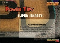 One of the Mario Kart 64 Collectible Trading Cards.