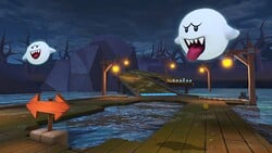 GBA Boo Lake as it appears in Mario Kart 8 Deluxe