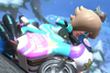 Rosalina's biker suit from previous Mario Kart games