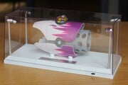 The life-size replica of Rabbid Peach's Comet Blaster awarded to the winner of the Grand Finals