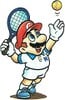 Artwork of Mario from Mario's Tennis