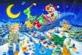 Artwork used for a Super Mario Christmas-themed puzzle