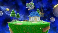 Mario Galaxy in its Ω form appearance in Super Smash Bros. for Wii U.