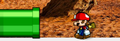 The Mini walking towards the Pipe on the taskbar
