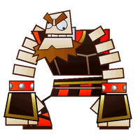 O'Chunks's sprite from Super Paper Mario.